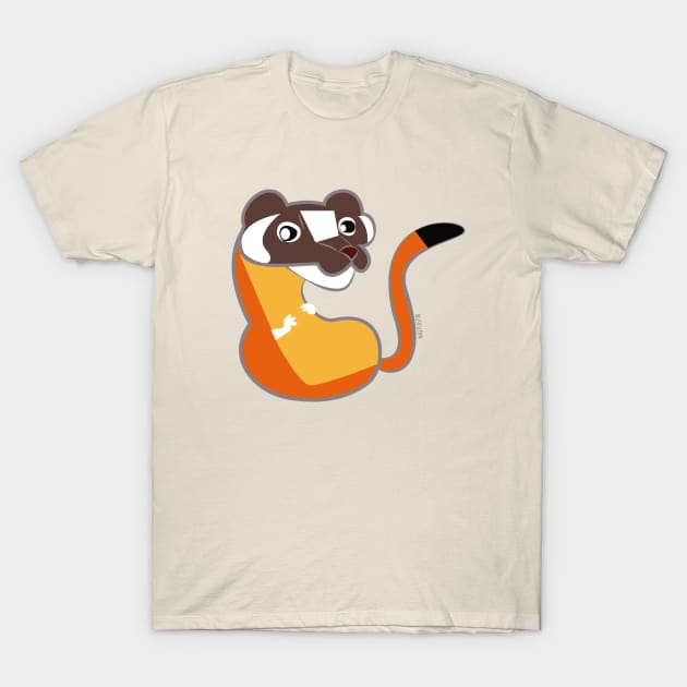 Totem California Weasel T-Shirt by belettelepink